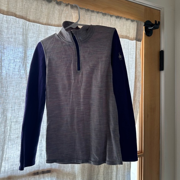 Smartwool Other - Smartwool Gray and Purple Kids Sweatshirt